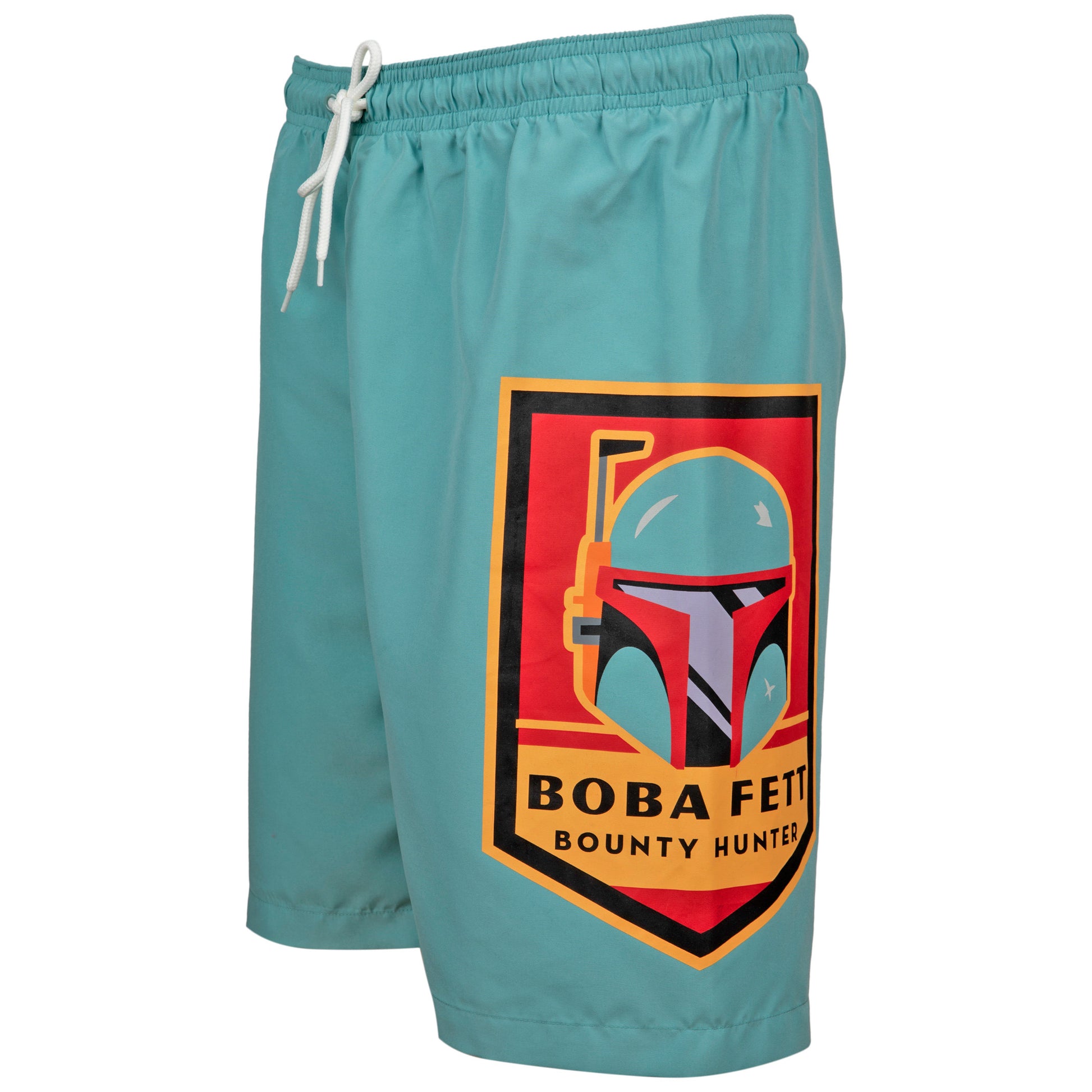 title:Star Wars Boba Fett Emblem Board Shorts;color:Multi-Color