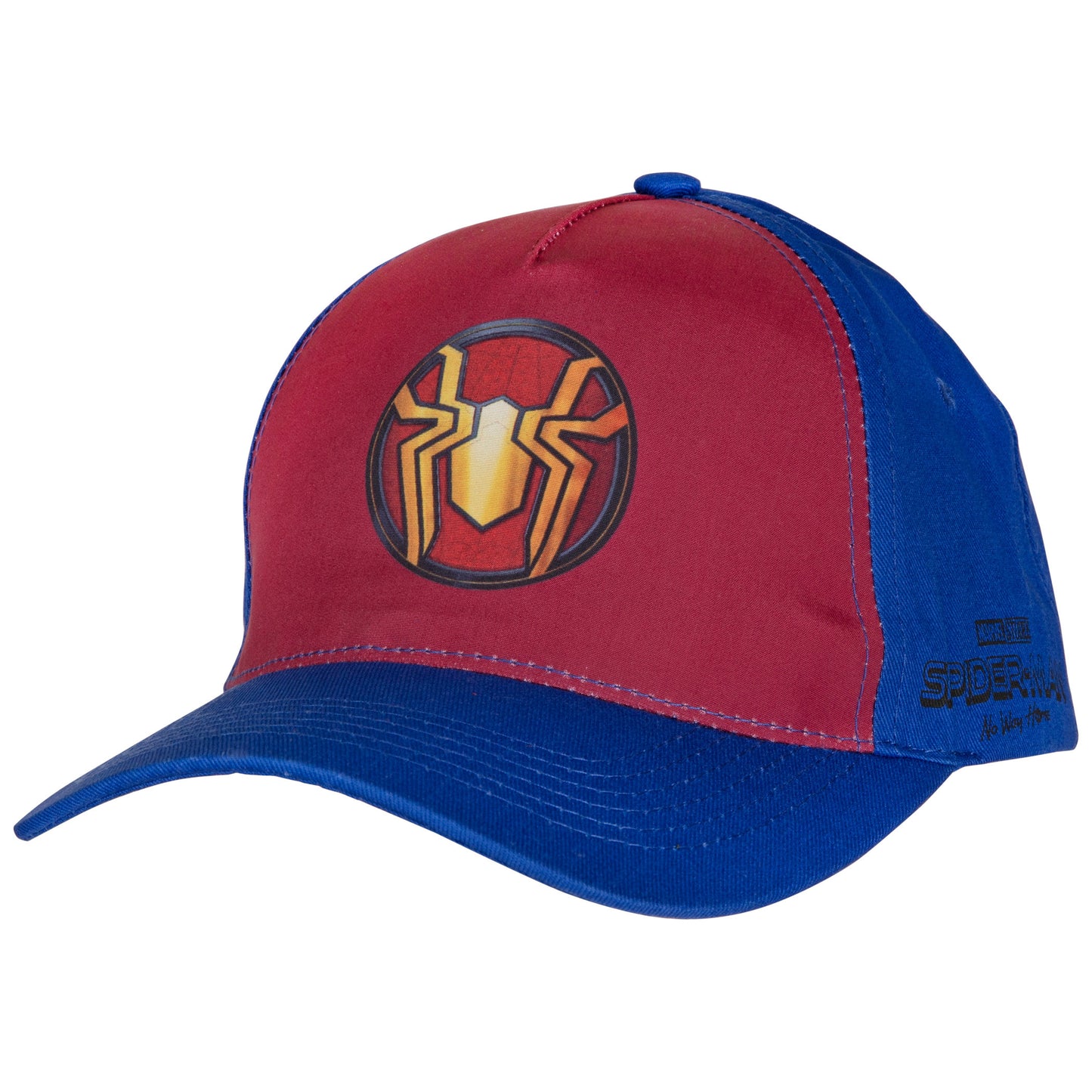 title:Spider-Man No Way Home The Iron Spider Symbol Printed Snapback Hat;color:Multi-Color