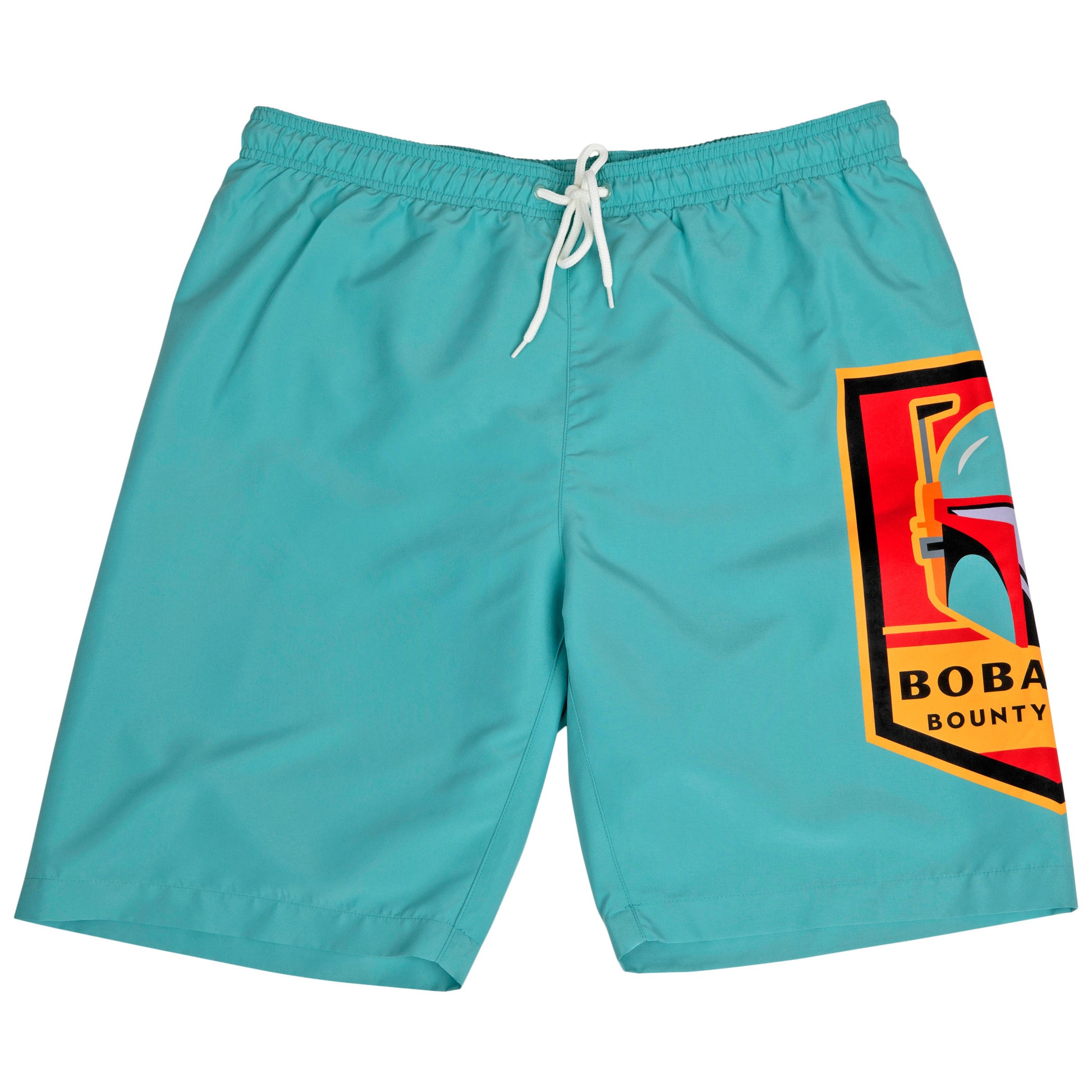 title:Star Wars Boba Fett Emblem Board Shorts;color:Multi-Color