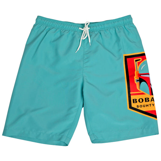 title:Star Wars Boba Fett Emblem Board Shorts;color:Multi-Color