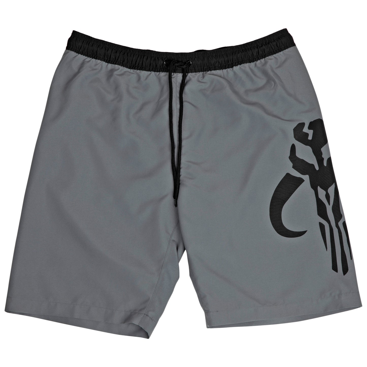 title:Star Wars The Mandalorian Mythosaur Symbol Board Shorts;color:Grey