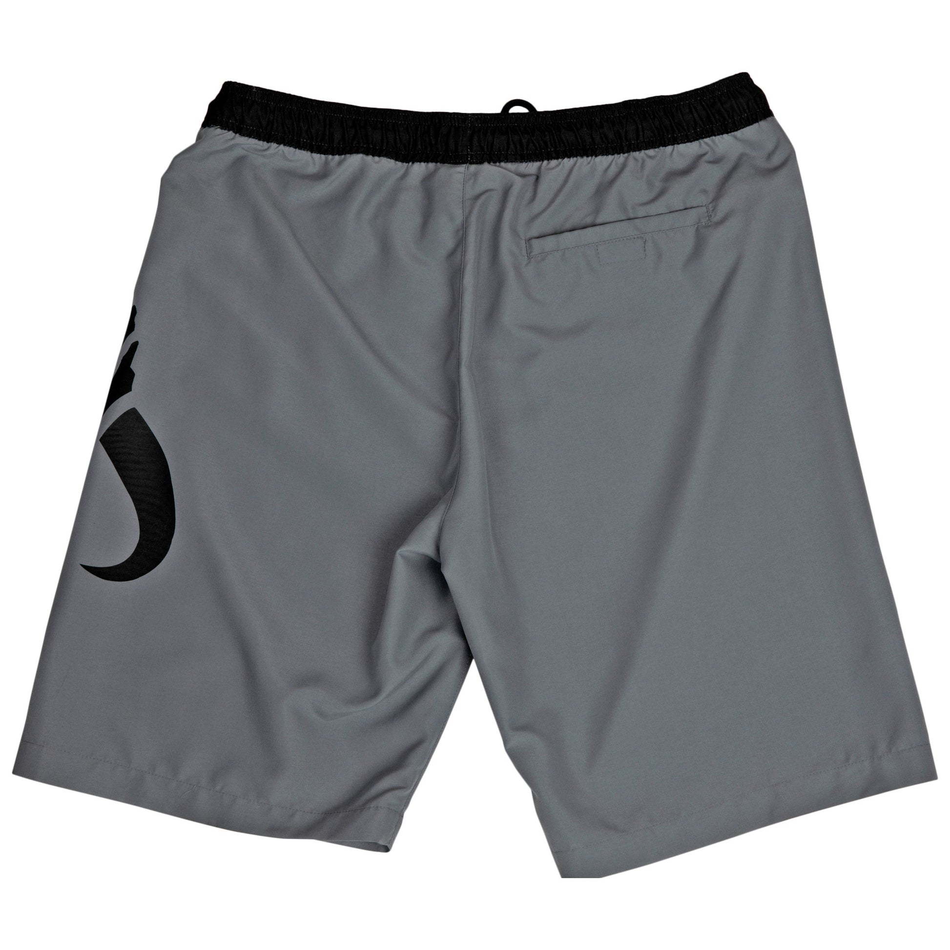 title:Star Wars The Mandalorian Mythosaur Symbol Board Shorts;color:Grey