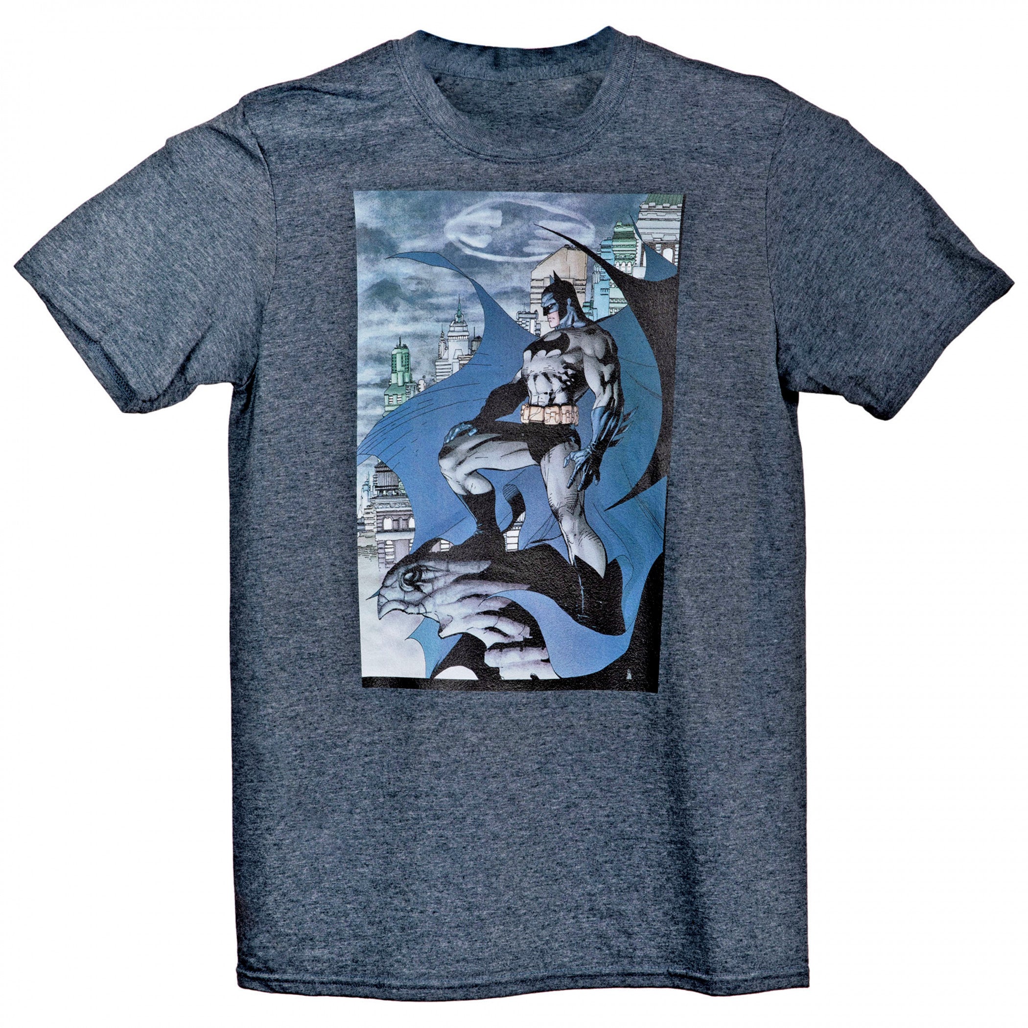 title:Batman Vol. #1 Jim Lee Series #608 Comic Cover T-Shirt;color:Grey