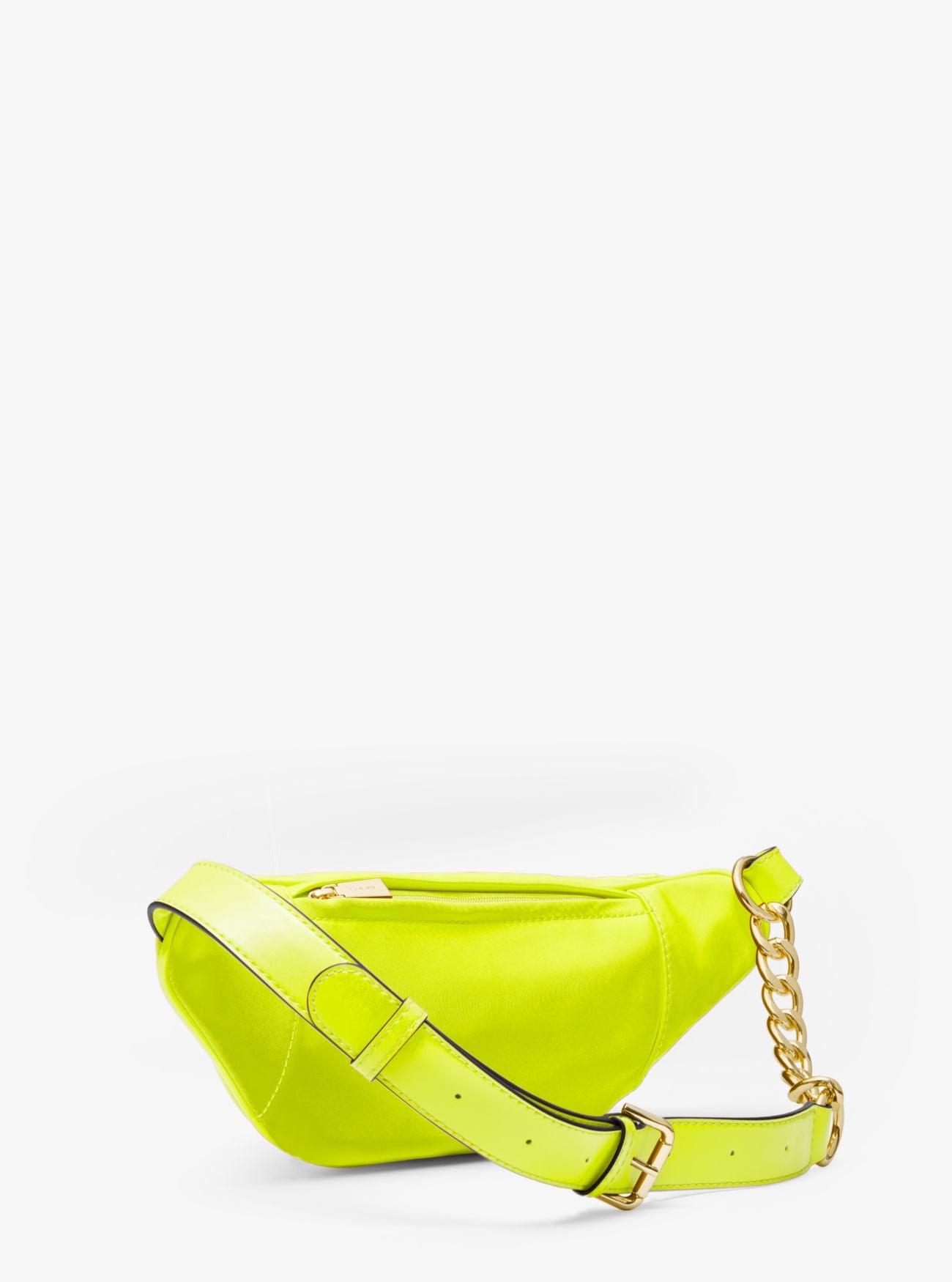 title:Michael Kors Women's Mott Nylon Belt Bag;color:Neon Yellow