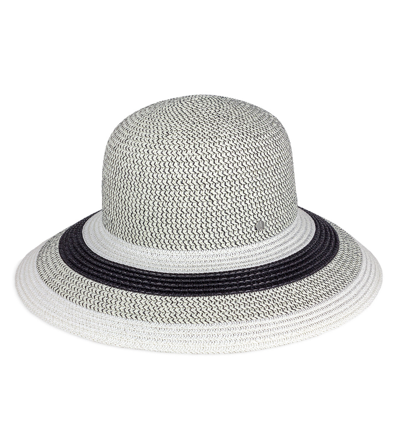 title:Jones New York Straw Hat 218S;color:BLACK