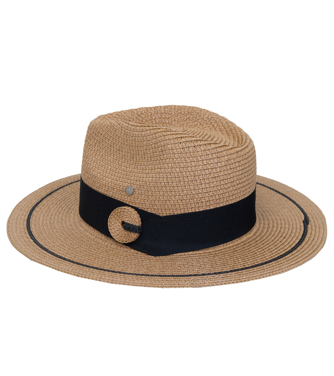 title:Jones New York Straw Hat 336S;color:TOAST