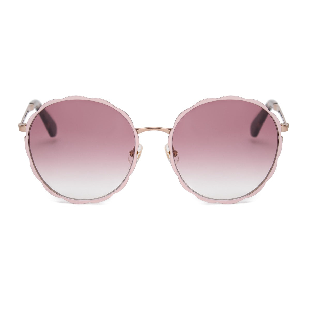 title:Kate Spade Round Sunglasses Cannes G S 35J 57;color:Gold