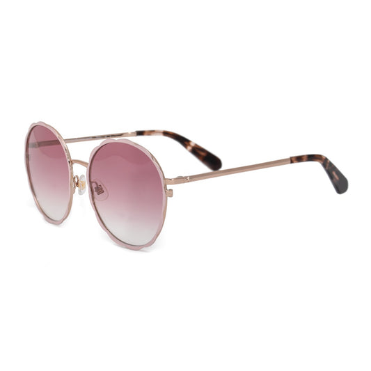 title:Kate Spade Round Sunglasses Cannes G S 35J 57;color:Gold