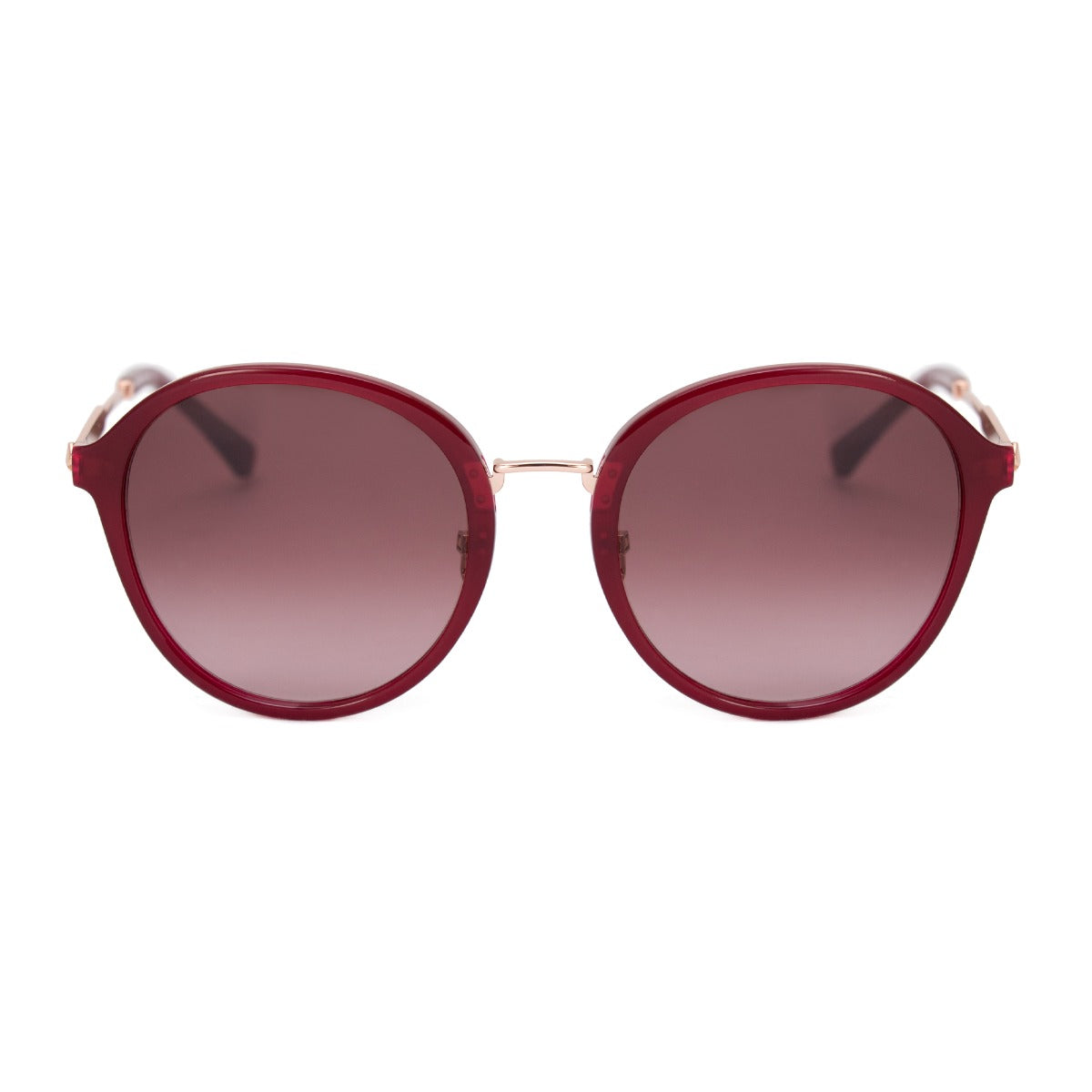 title:Kate Spade Round Sunglasses Eleese S 2LF 53;color:Red