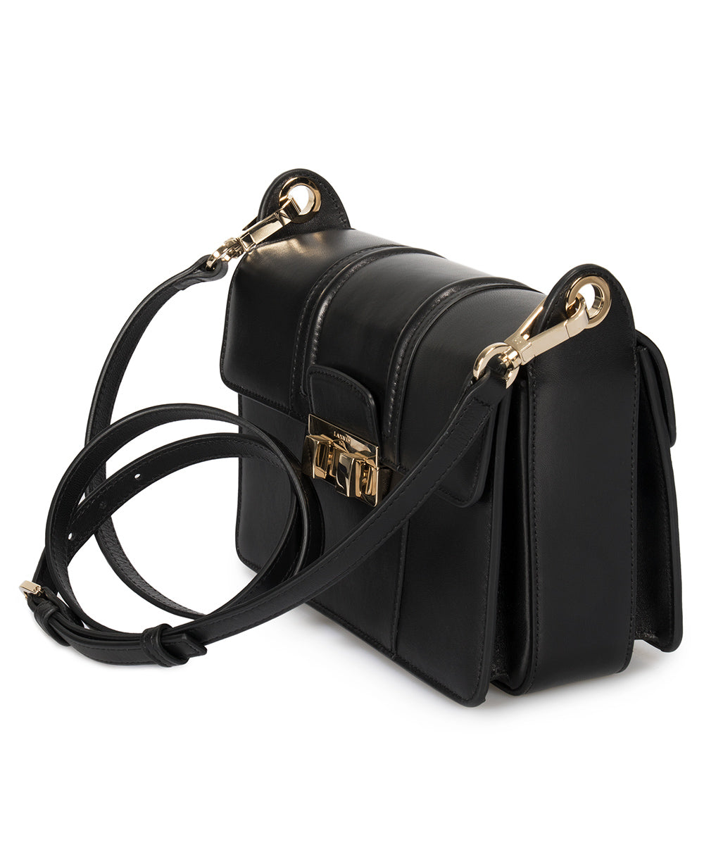 title:Lanvin Small Black Jiji Shoulder Bag;color:Black