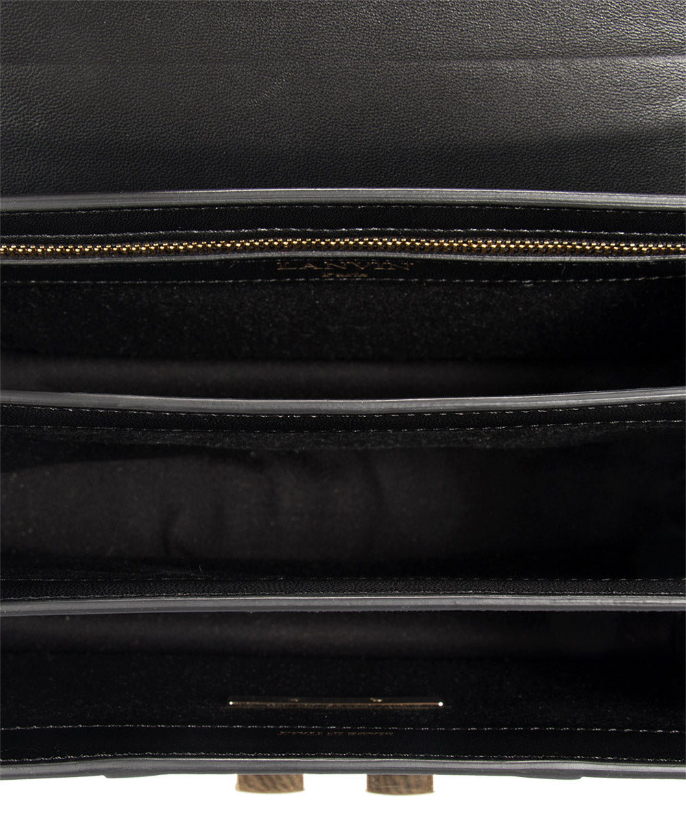 title:Lanvin Small Black Jiji Shoulder Bag;color:Black