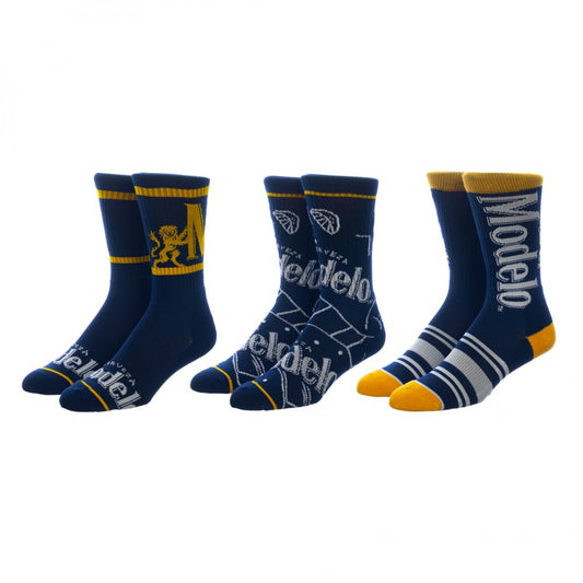 title:Modelo Especial Symbols and Branding 3-Pair Pack of Crew Socks;color:Multi-Color