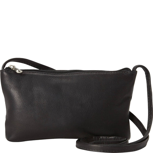 title:Le Donne Leather Clover Mini Bag;color:BLACK