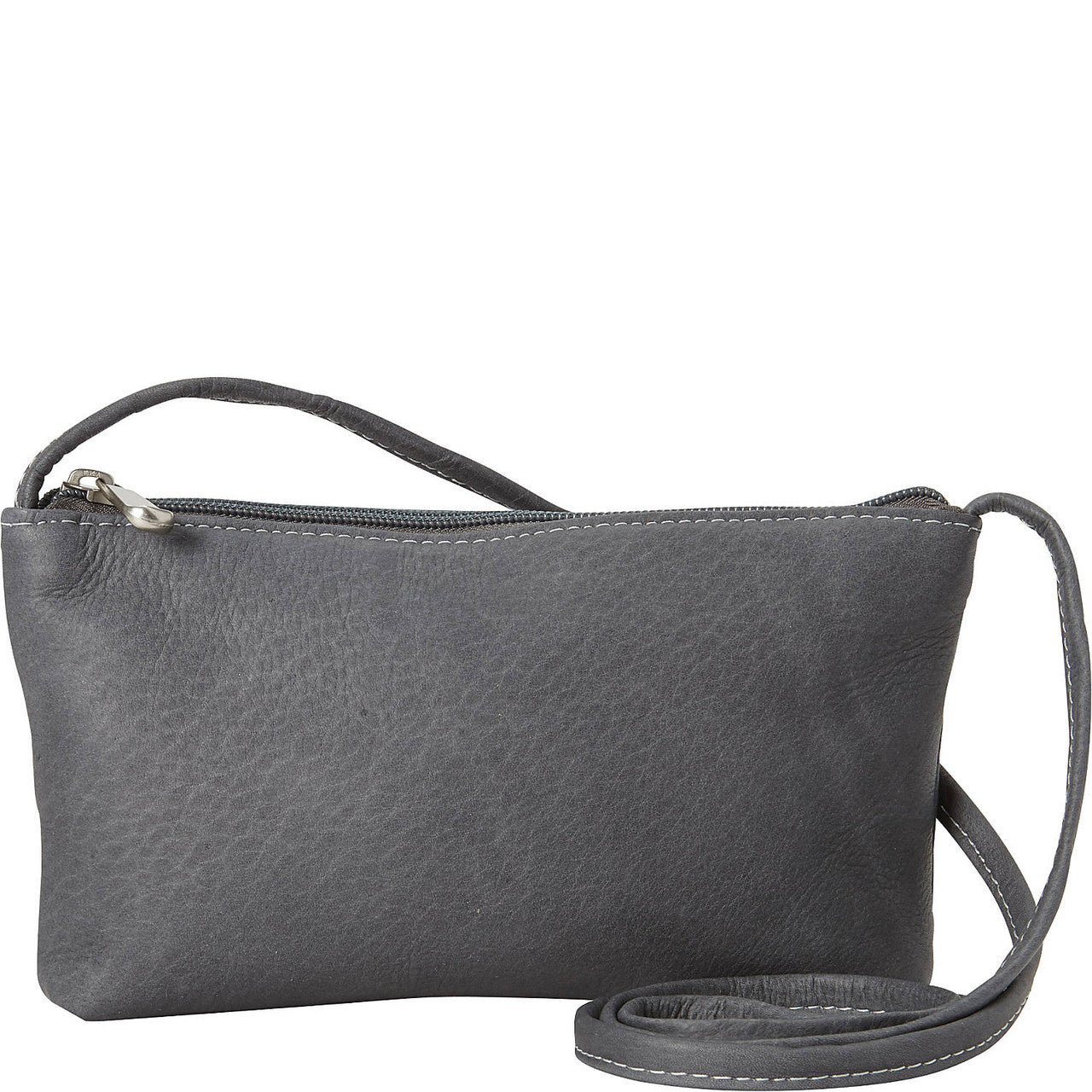 title:Le Donne Leather Clover Mini Bag;color:GRAY