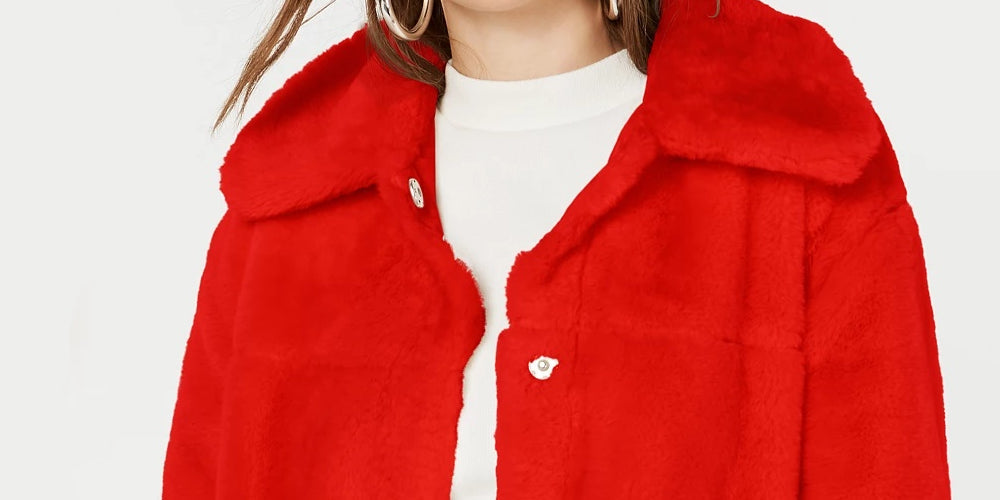 Jou Jou Juniors' Faux-Fur Jacket