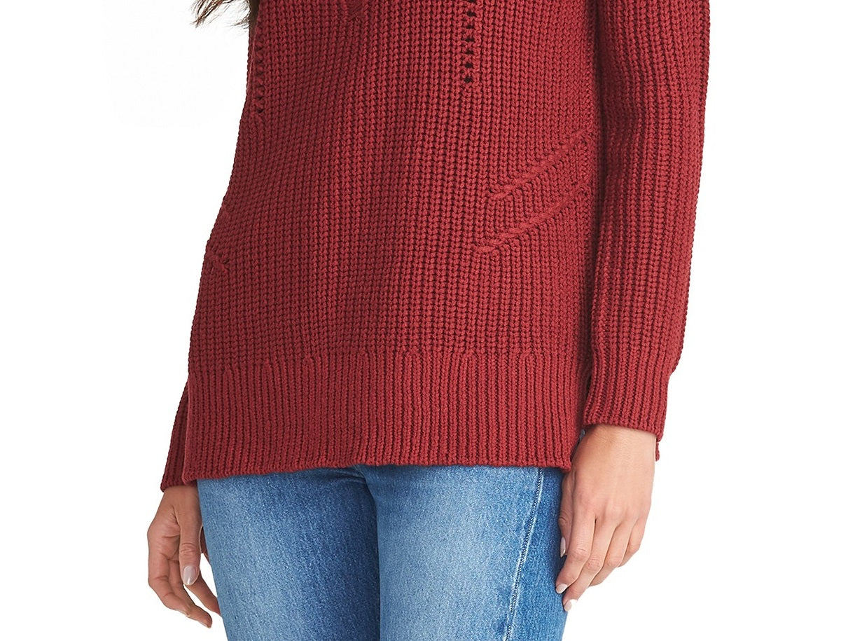 Rachel Rachel Roy Women's Textured Sweater Red Size Extra Large