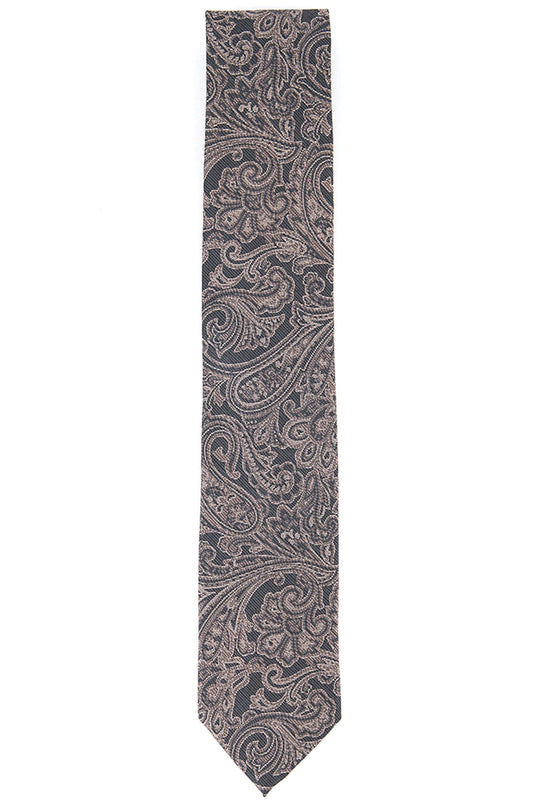 Ryan Seacrest Distinction Men's Wilson Slim Paisley Tie Pink Size Regular