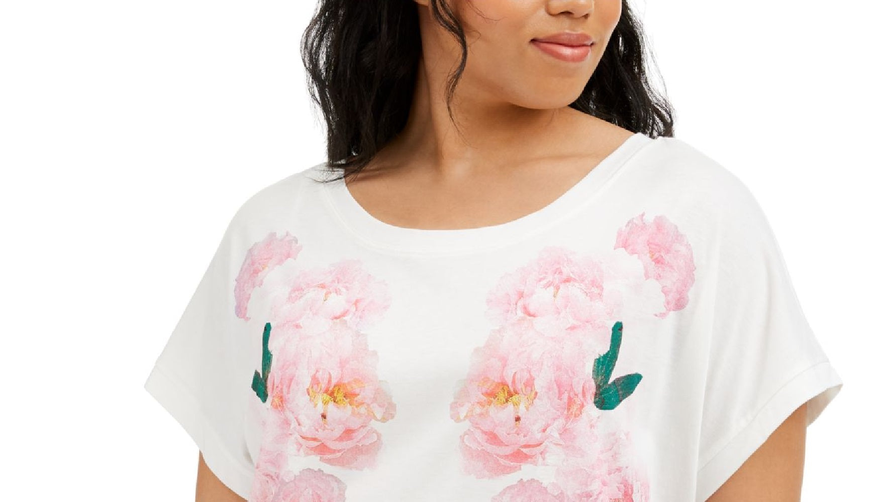 Tommy Hilfiger Men's Plus Size Floral-Print T-Shirt White Size 1X