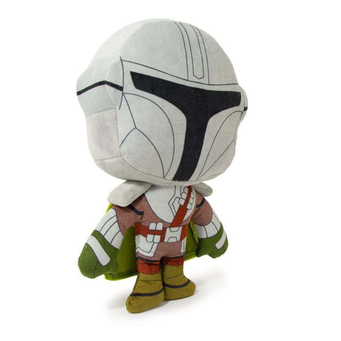 title:Star Wars Mandalorian Standing Pose Plush Squeaky Dog Toy;color:Multi-Color