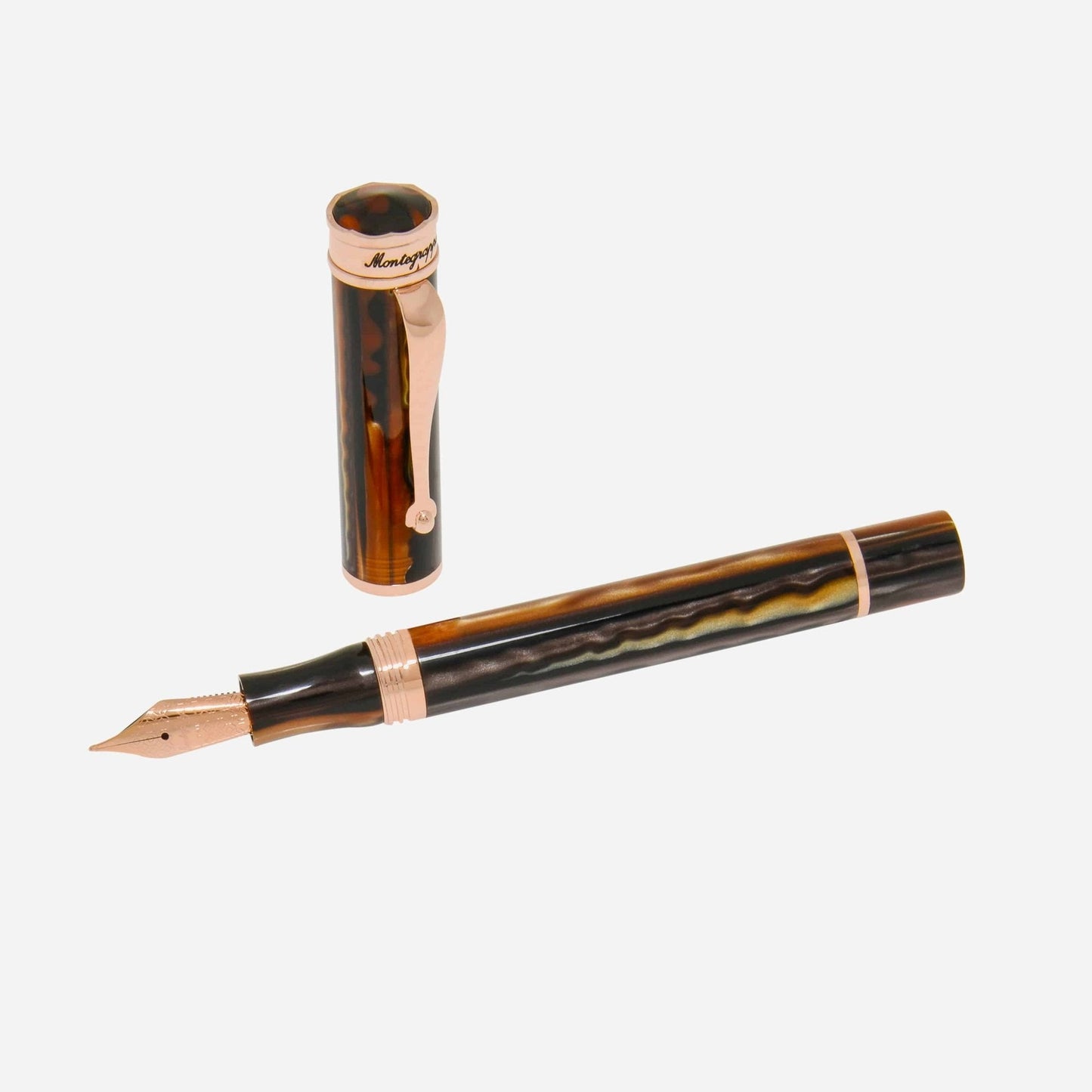 Montegrappa Ducale Brown Fountain Pen (M) ISDUR3RW - THE SOLIST - Montegrappa