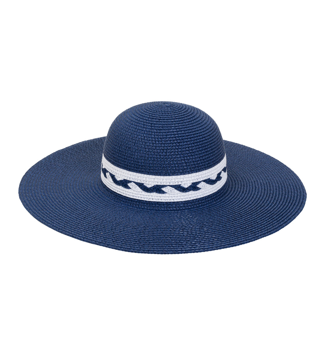 title:Max Studio Straw Hat 109S;color:NAVY