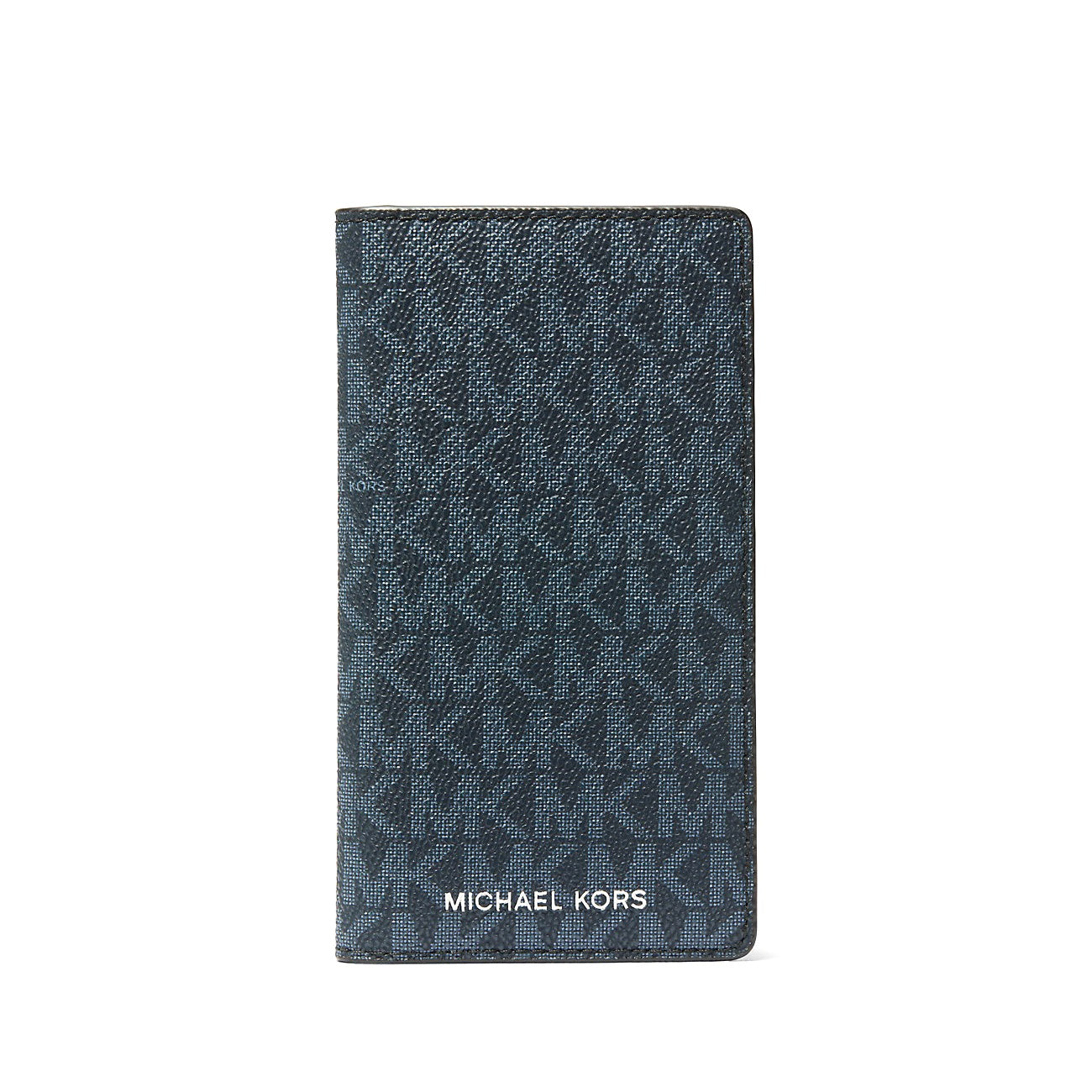 title:Michael Kors Men's Cooper Large Logo Bi-Fold Card Case;color:Admiral Blue