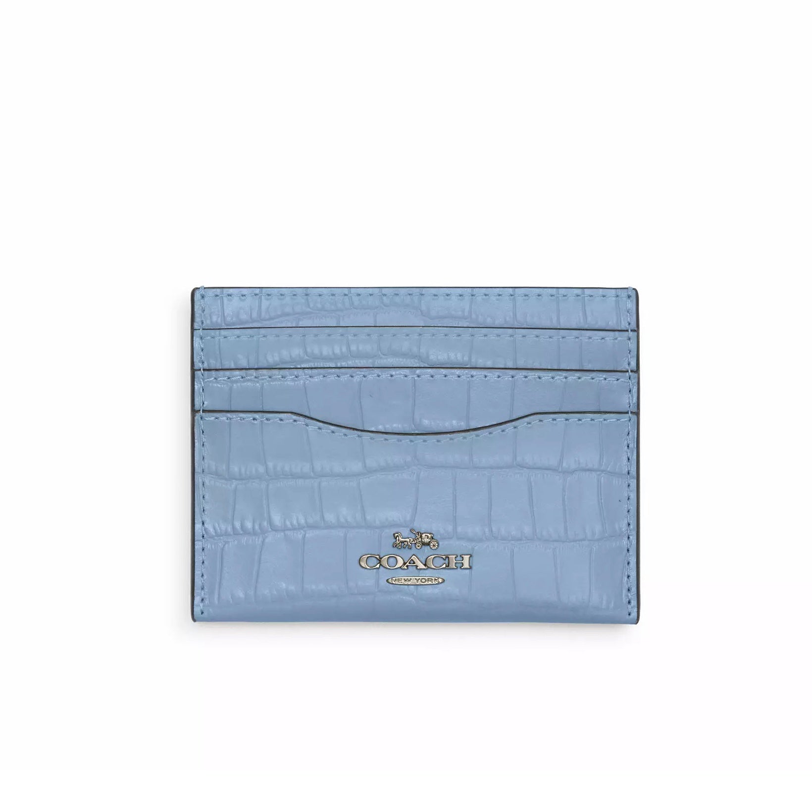 title:Coach Women's Slim Id Card Case;color:Cornflower