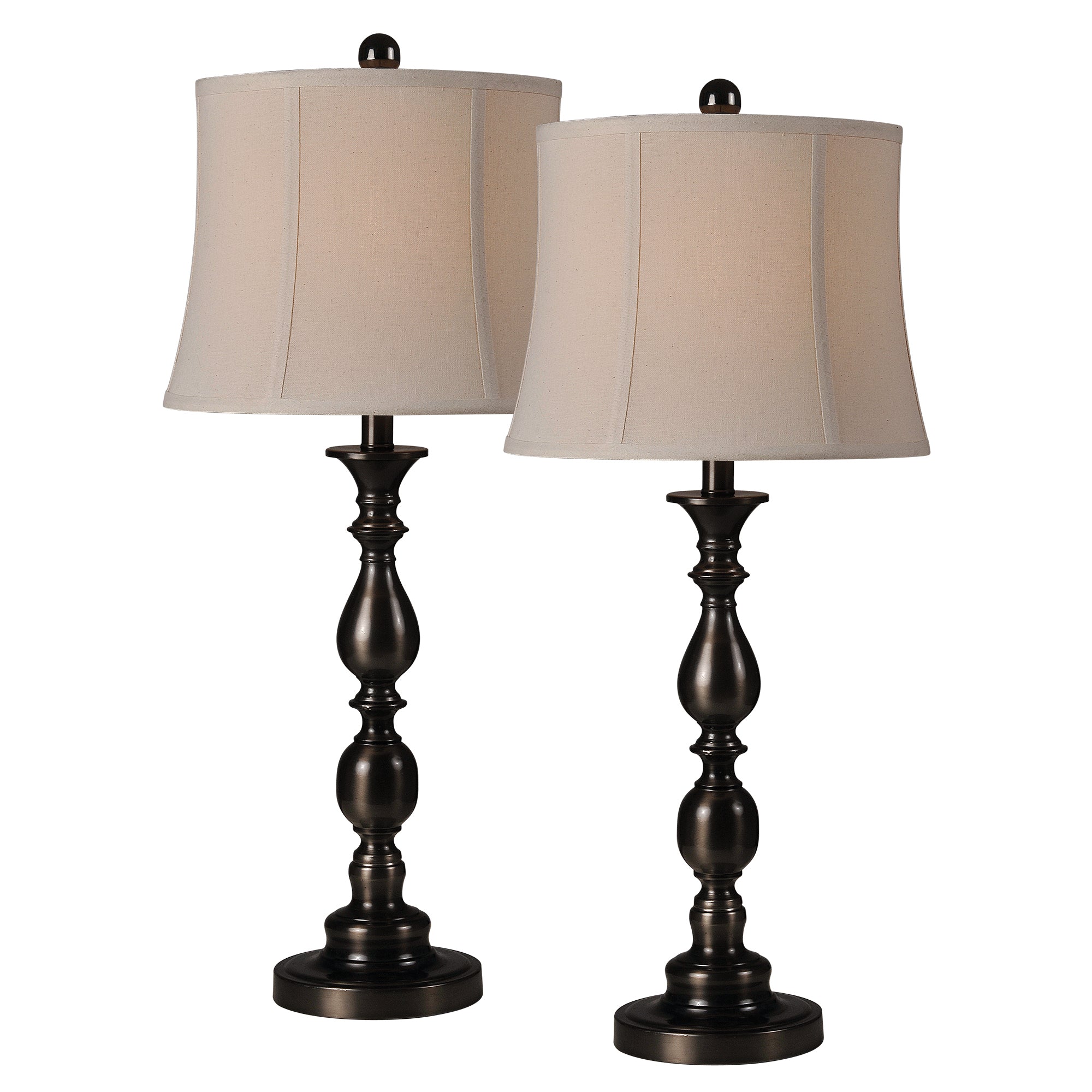 title:Scala Table Lamp - Set Of 2 , 13 X 13 X 29H/ Box 15X29X15;color:Bronze