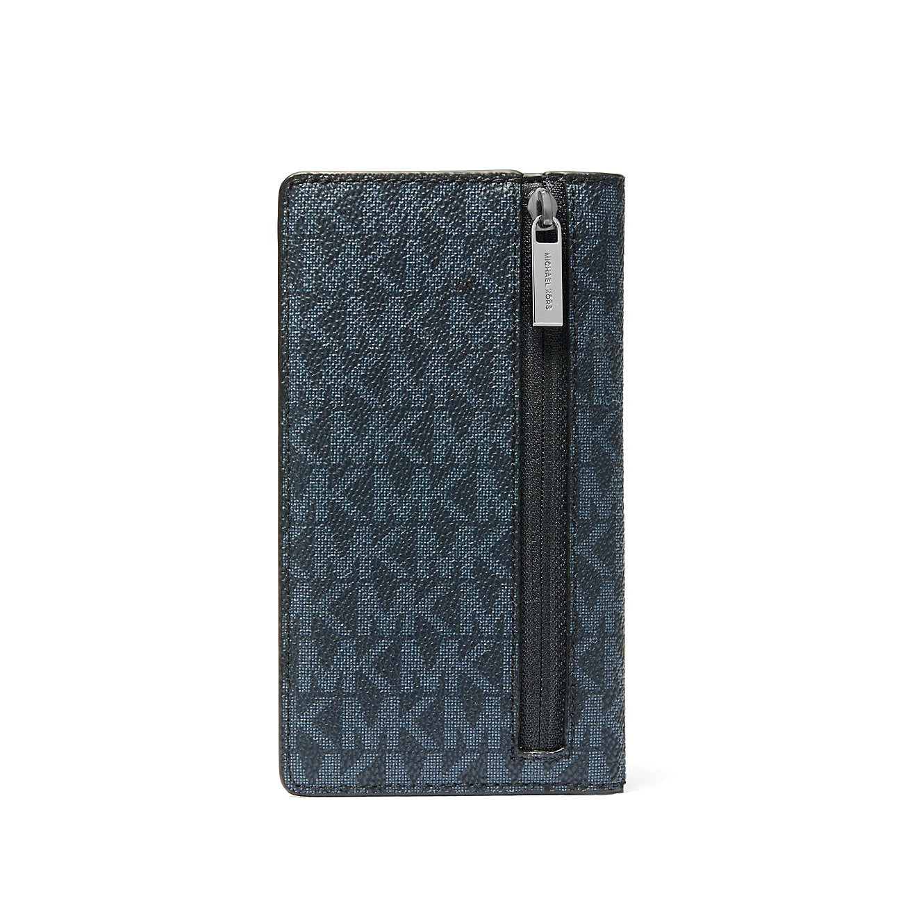 title:Michael Kors Men's Cooper Large Logo Bi-Fold Card Case;color:Admiral Blue