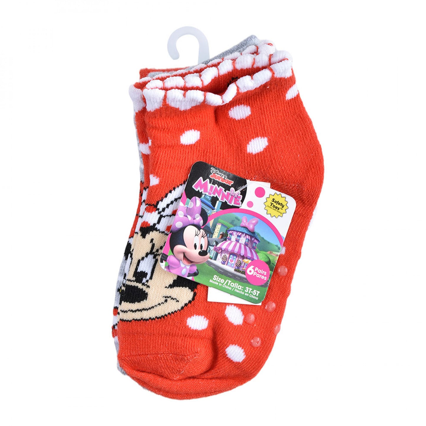 title:Disney Minnie Mouse and Daisy Duck Baby Girl Crew Socks 6-Pack;color:Multi-Color