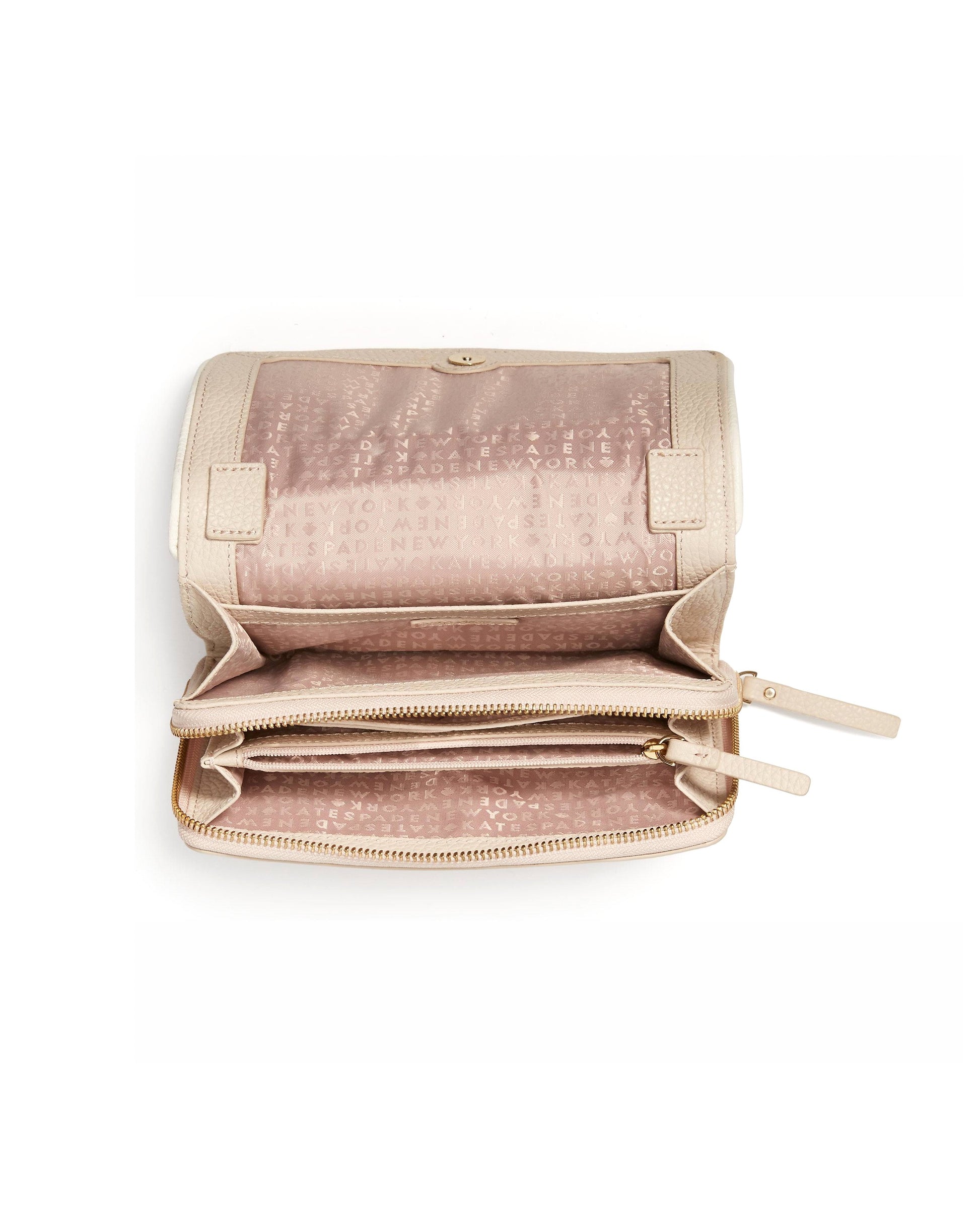 title:Kate Spade Women's  Chester Street Avie Leather Tassel Crossbody;color:Pumice / Cement