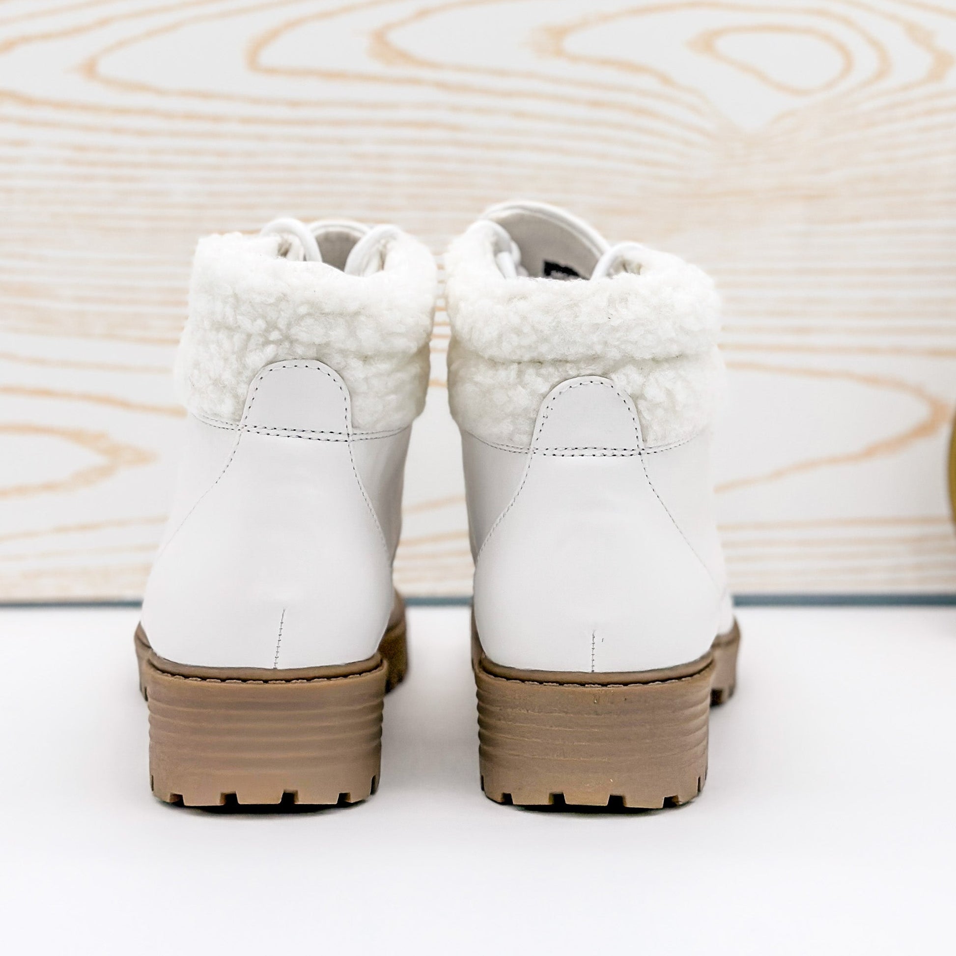 Pinkas Bootie in White - Rural Haze