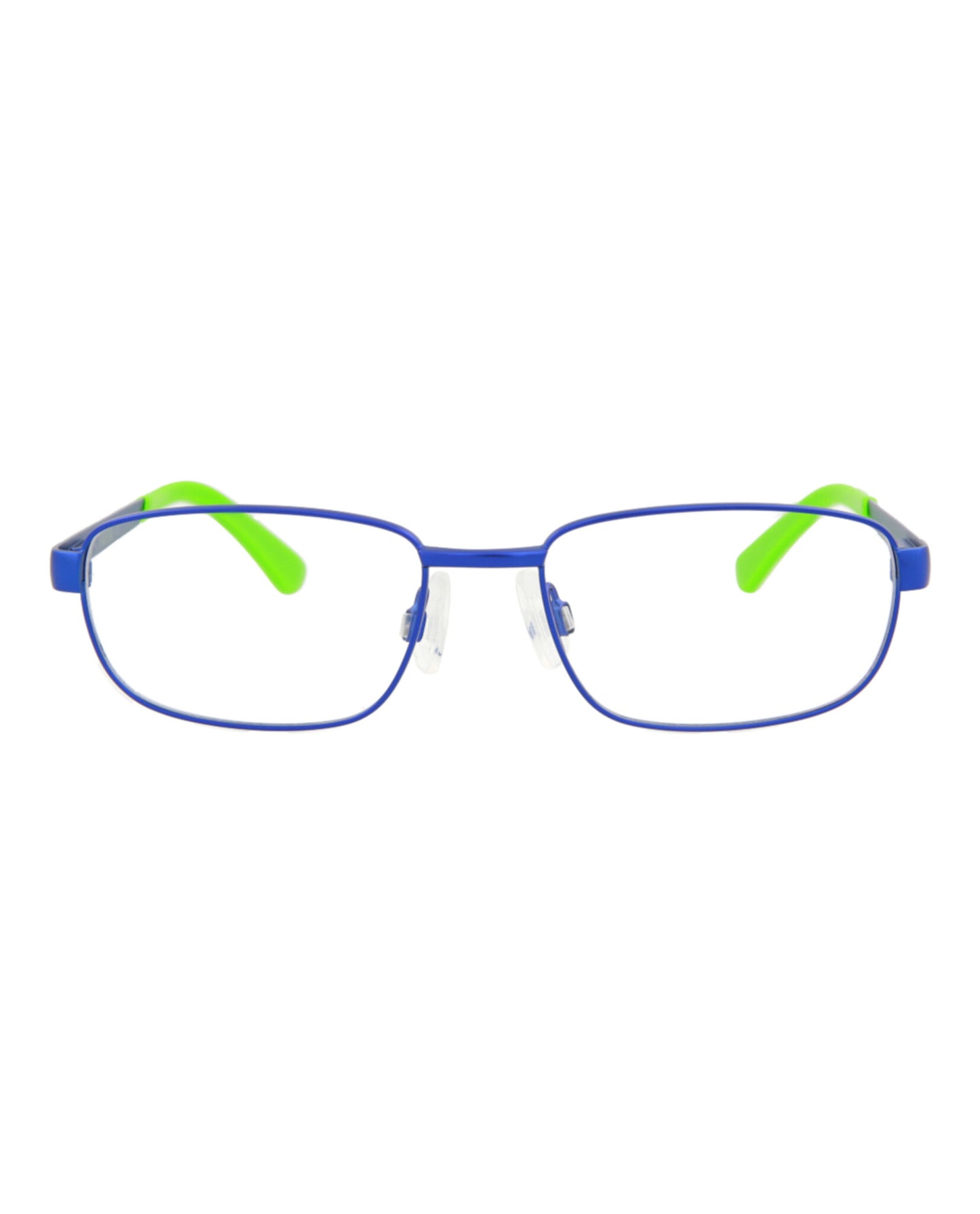 title:Puma Square-Frame Metal Optical Frames;color:Blue Blue Transparent