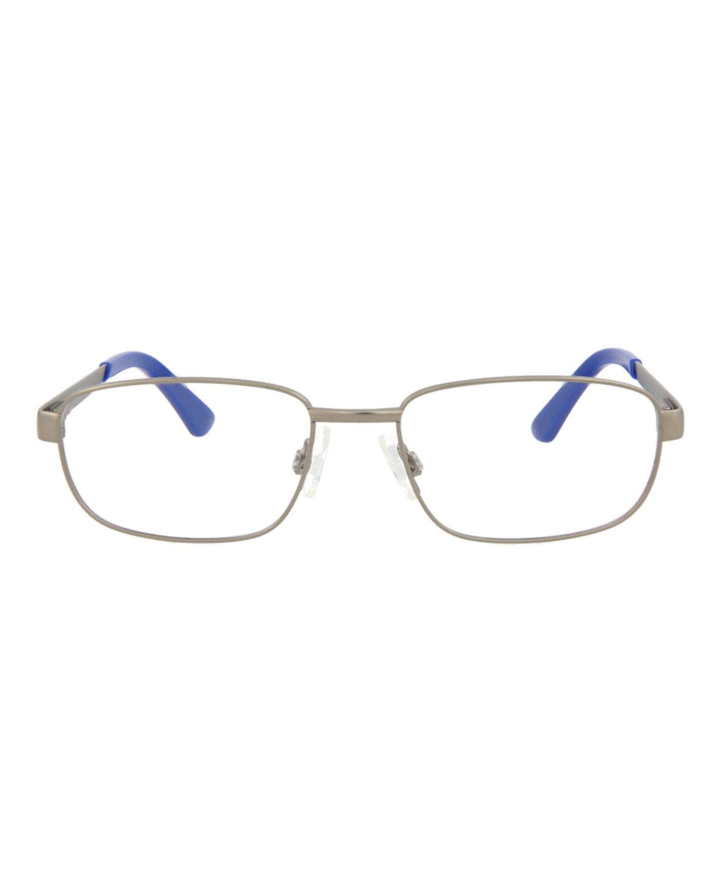 title:Puma Square-Frame Metal Optical Frames;color:Ruthenium Ruthenium Transparent