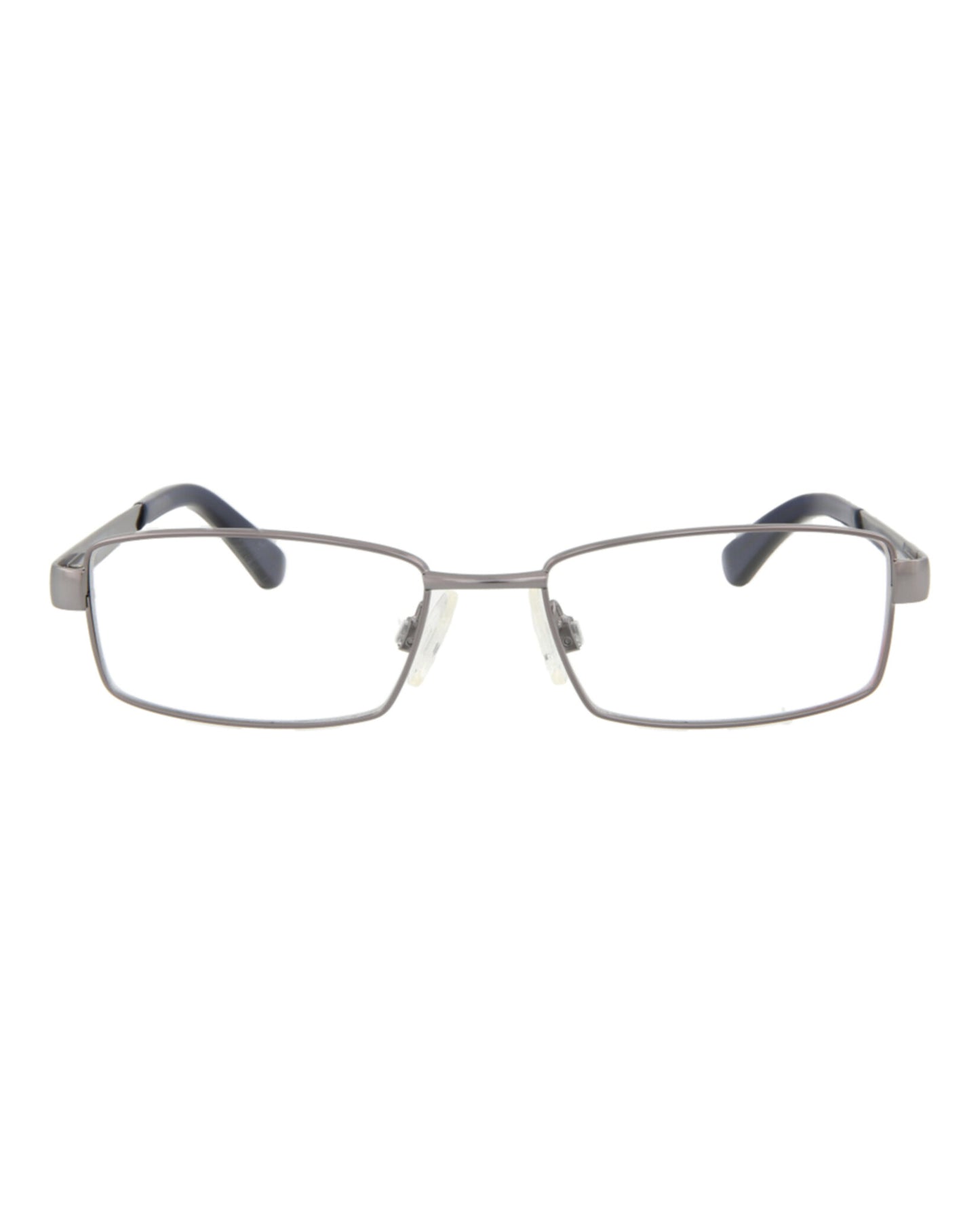 title:Puma Square-Frame Metal Optical Frames;color:Ruthenium Ruthenium Transparent