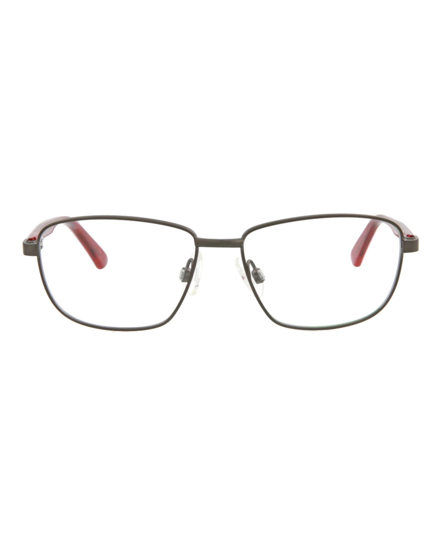 title:Puma Square-Frame Metal Optical Frames;color:Ruthenium Multicolor Transparent