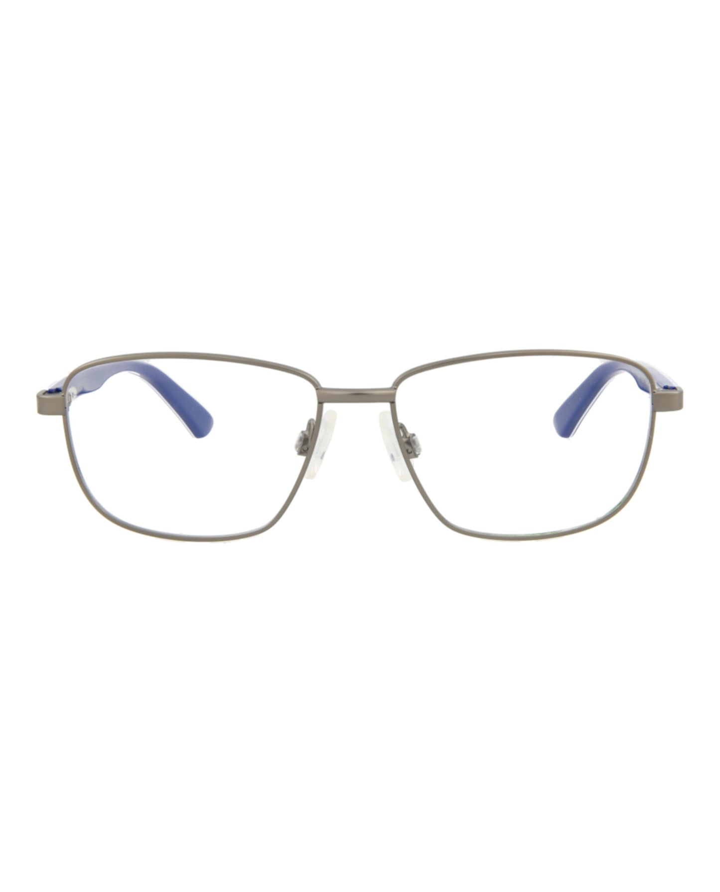 title:Puma Square-Frame Metal Optical Frames;color:Ruthenium Light Blue