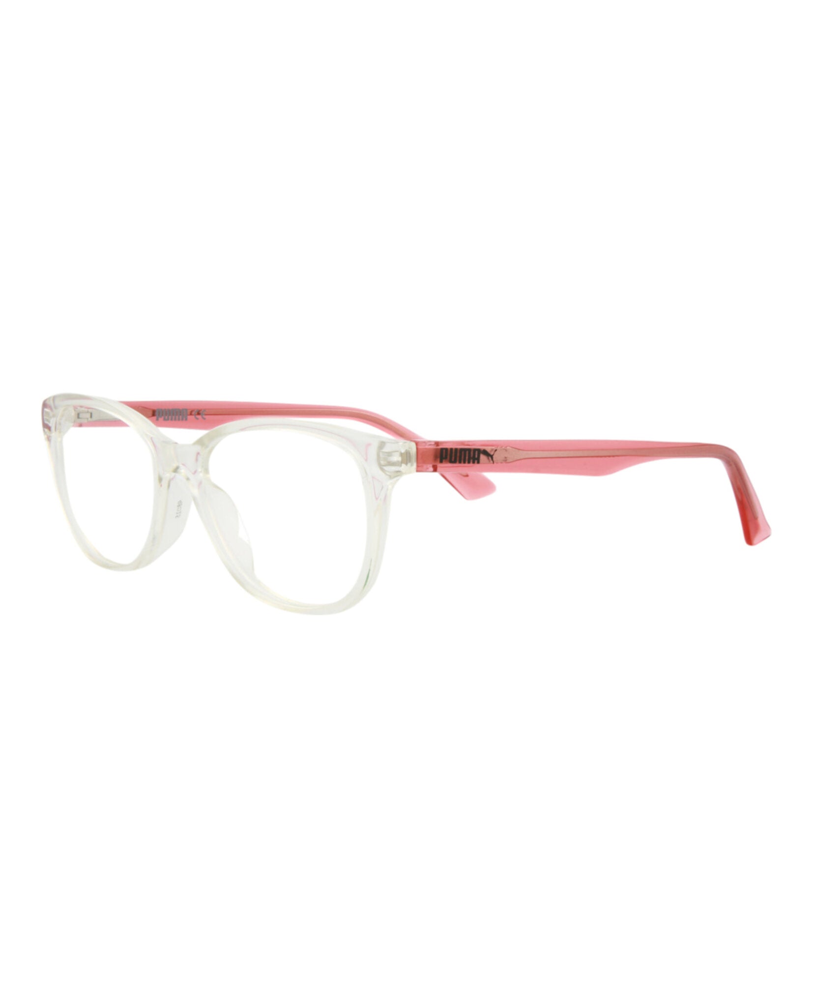 title:Puma Round-Frame Injection Optical Frames;color:Crystal Orange