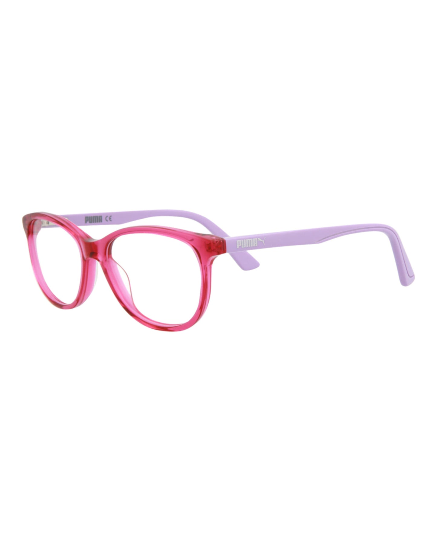 title:Puma Round-Frame Acetate Optical Frames;color:Pink Violet