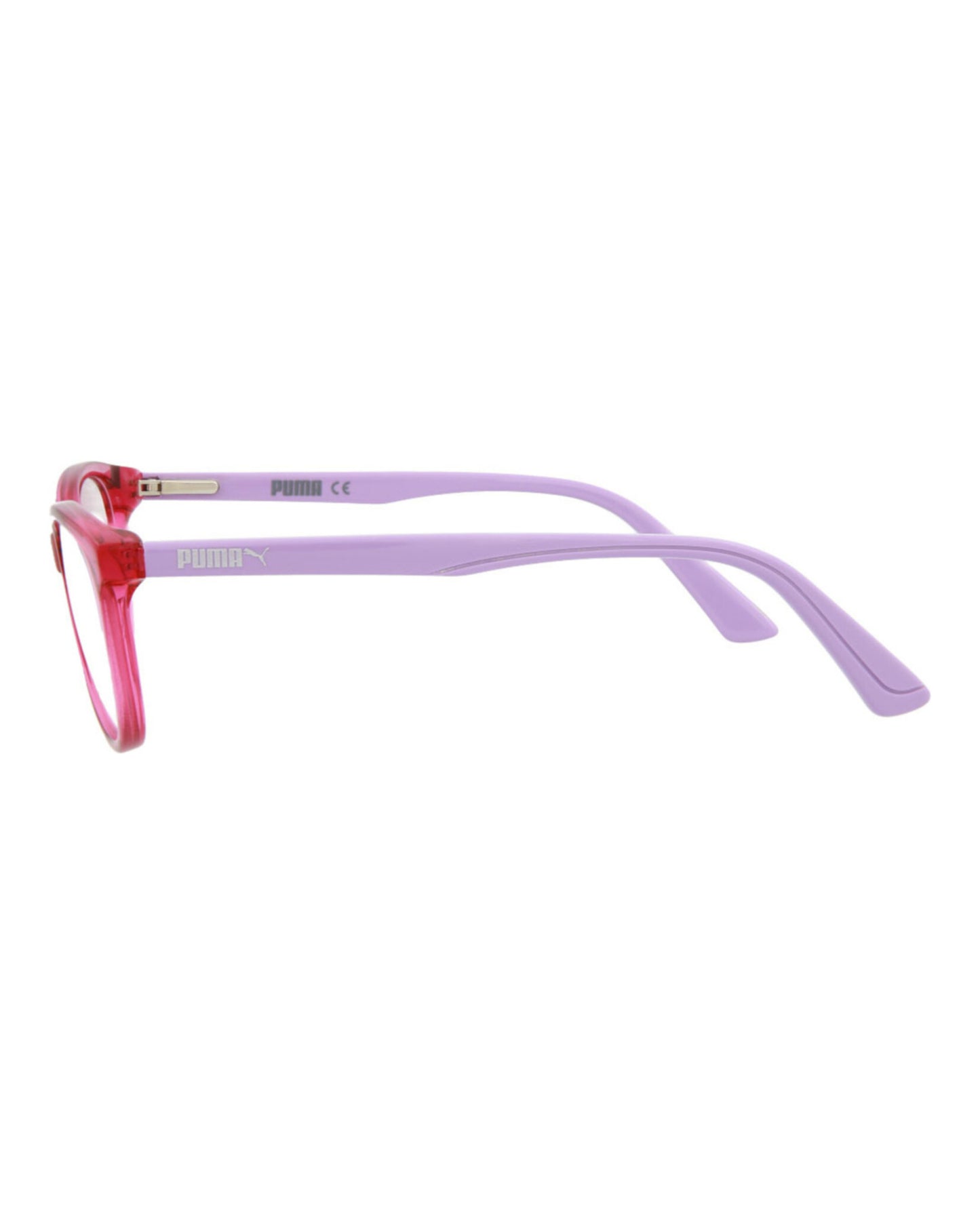 title:Puma Round-Frame Acetate Optical Frames;color:Pink Violet