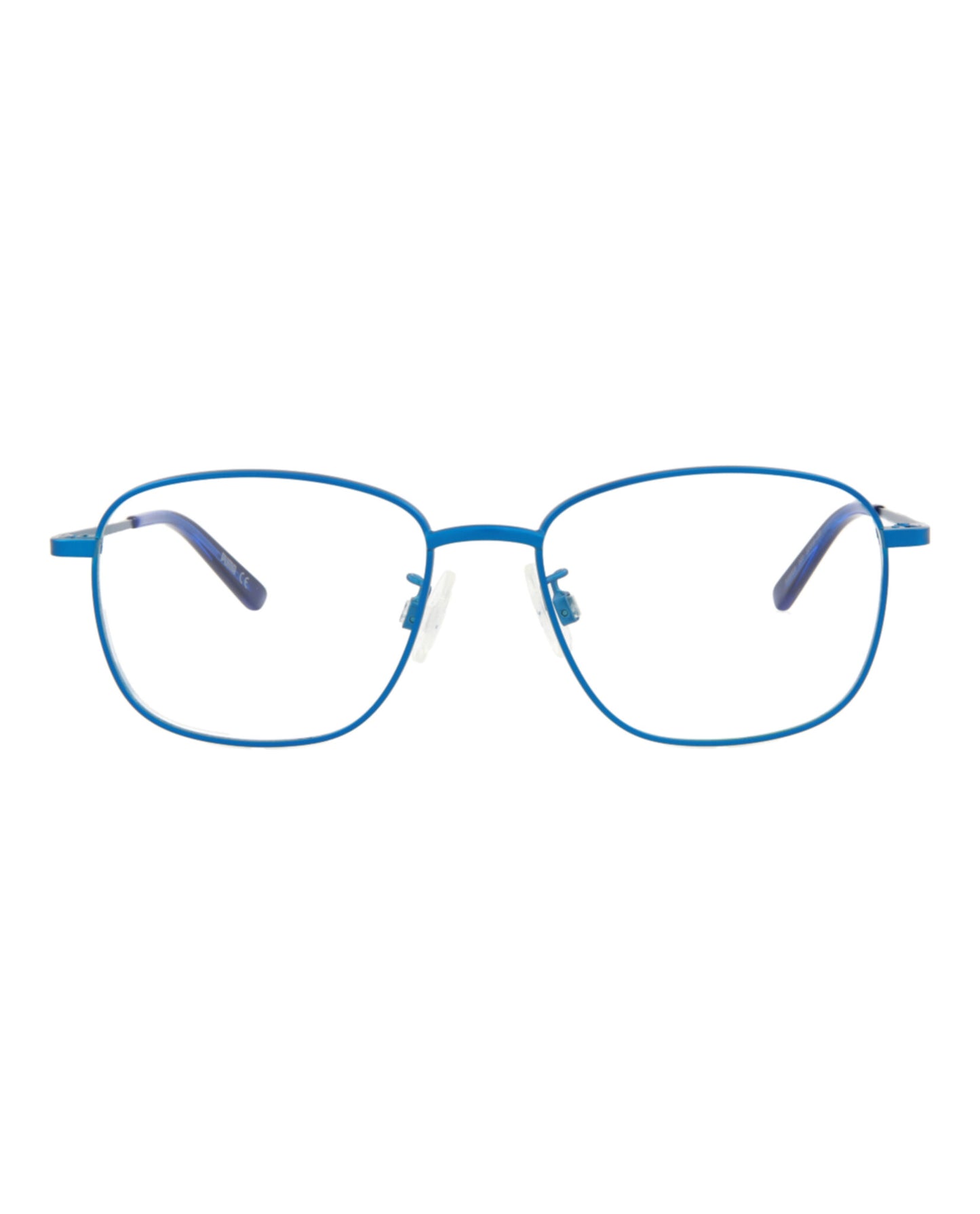 title:Puma Square-Frame Metal Optical Frames;color:Light Blue Light Blue Transparent