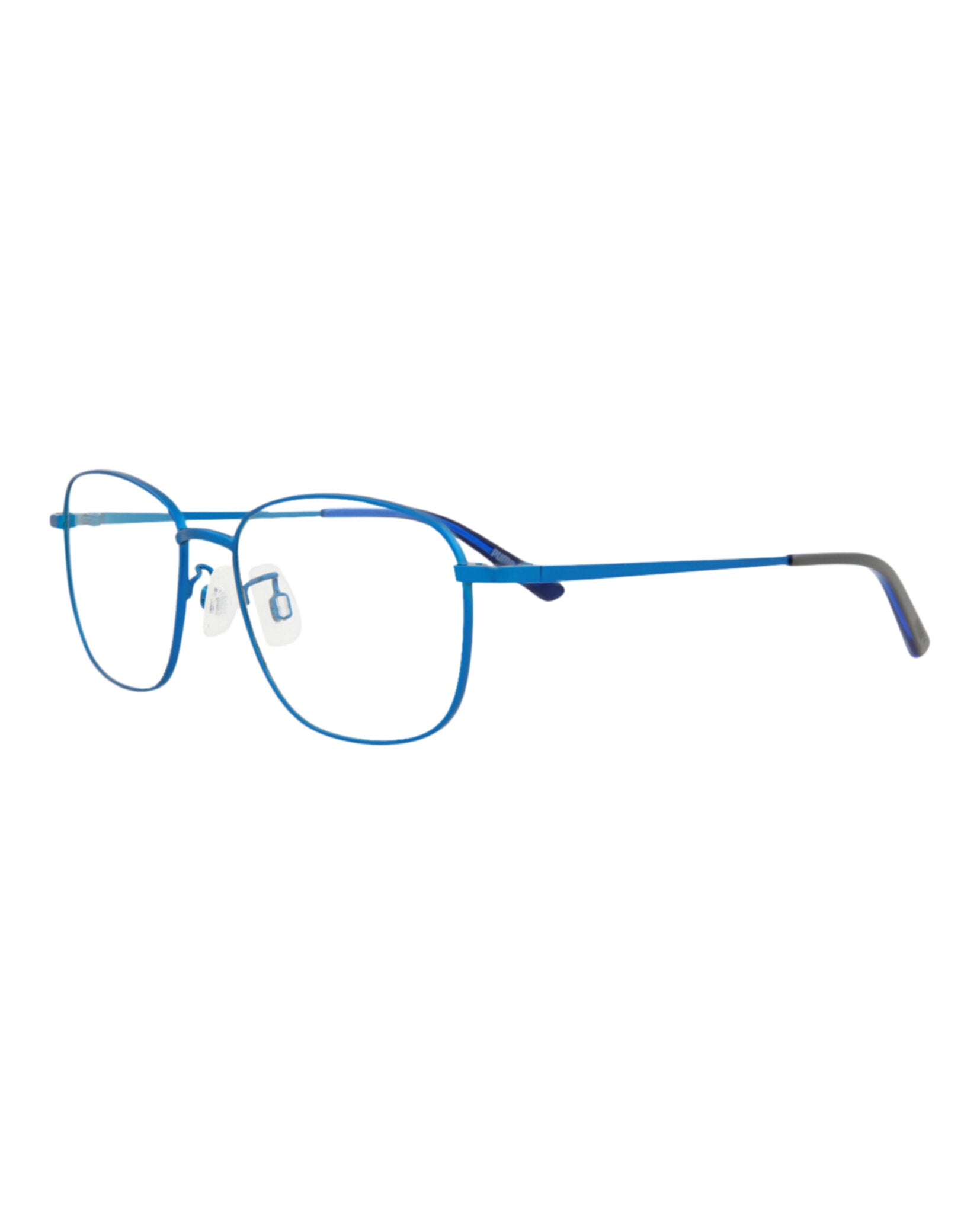 title:Puma Square-Frame Metal Optical Frames;color:Light Blue Light Blue Transparent