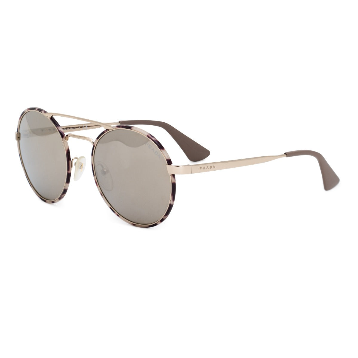 title:Prada Round Sunglasses PR511SS UAO1C0 54;color:Gold