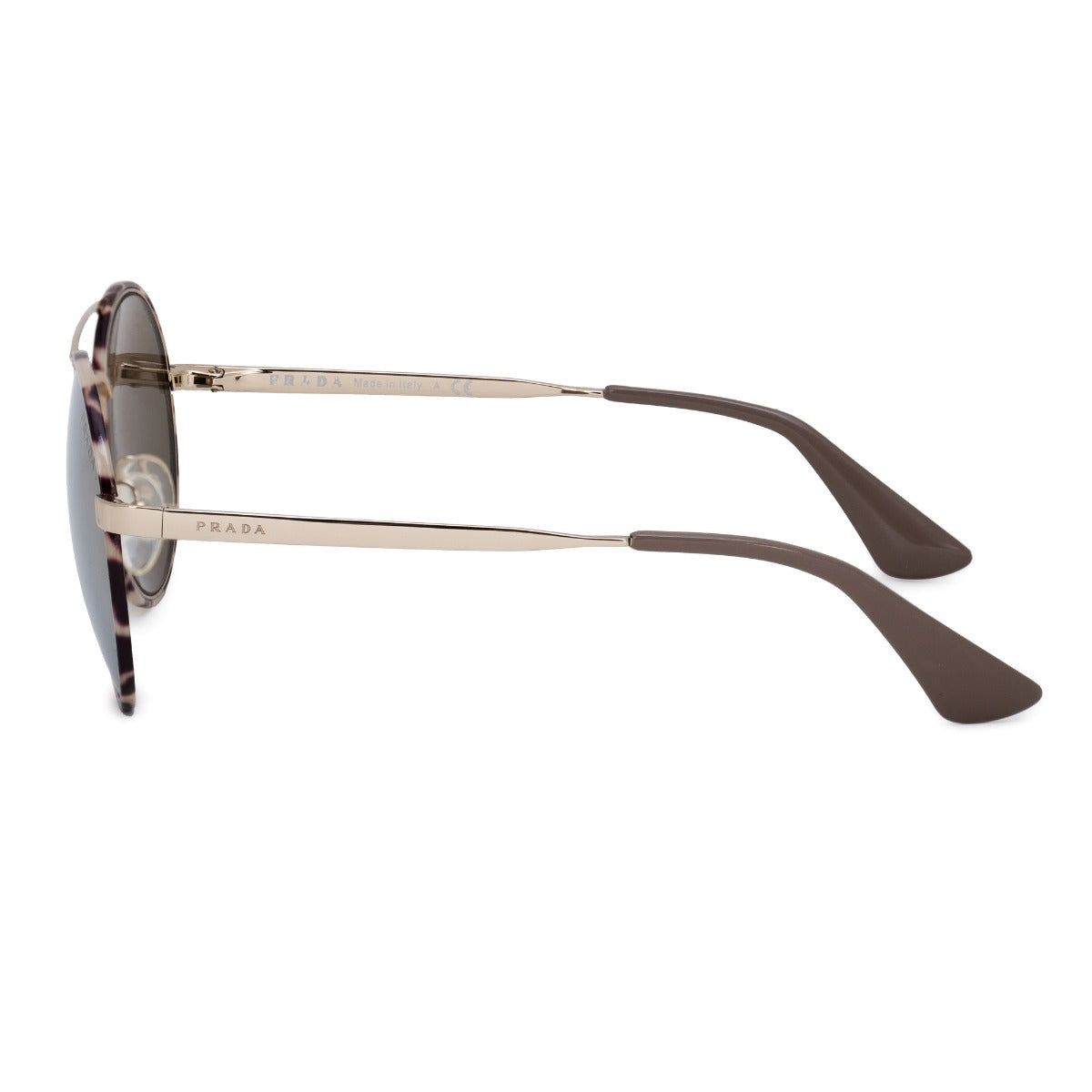 title:Prada Round Sunglasses PR511SS UAO1C0 54;color:Gold