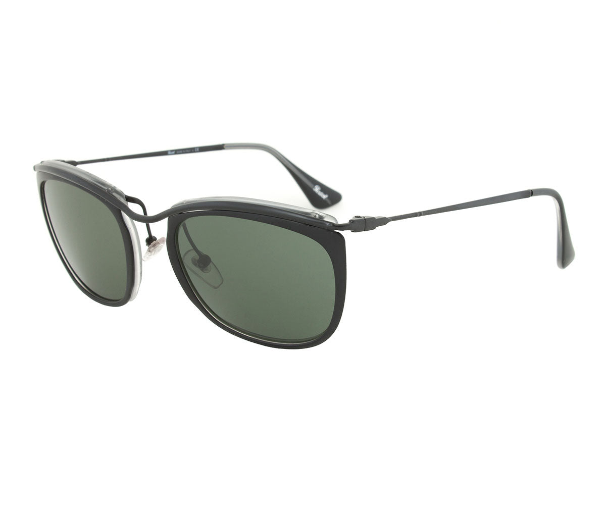 title:Persol PO3081S 1004/31 Sunglasses | Black and Matte Crystal Frame | Grey Lens;color:not applicable