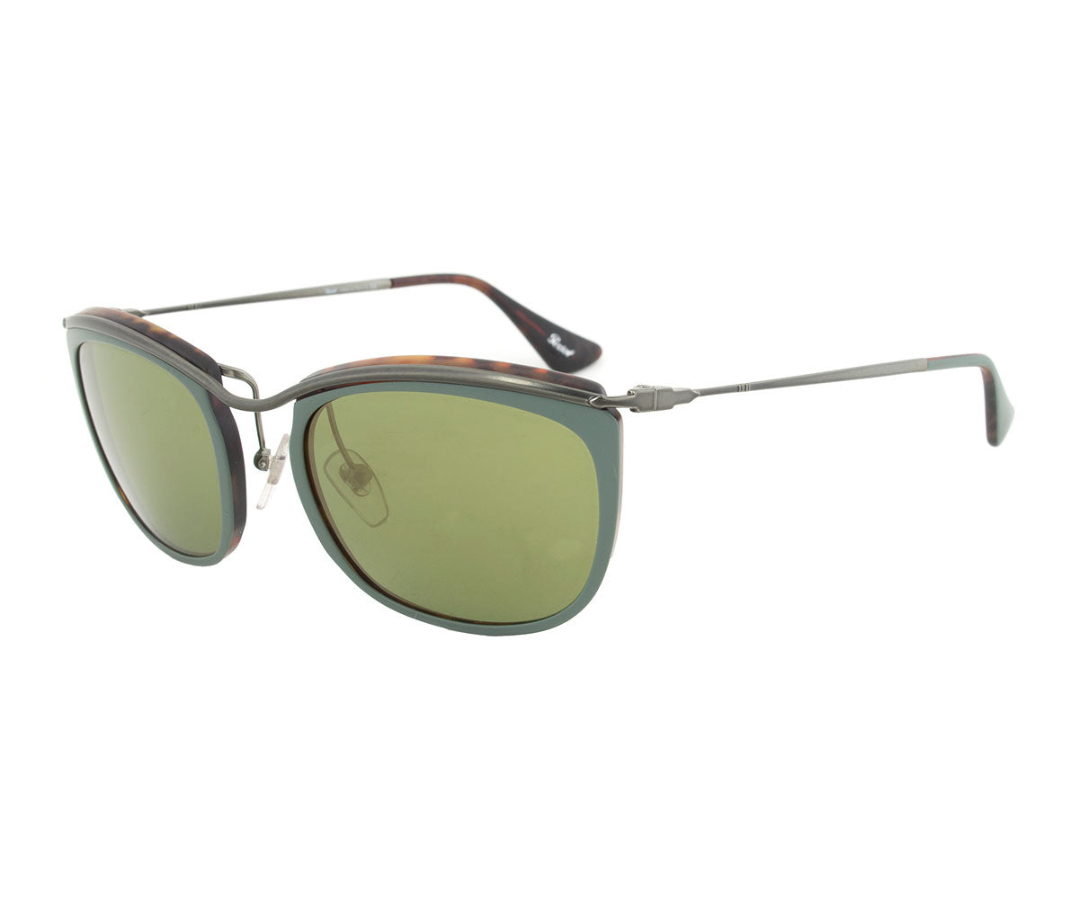 title:Persol PO3081S 1007/08 Sunglasses | Green and Matte Havana Frame | Green Mirror Gold Lens;color:not applicable