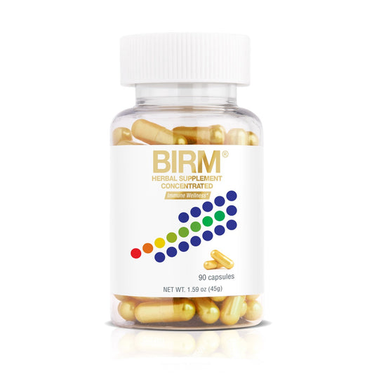 BIRM Concentrated Herbal Supplement, Immune System Natural - 90 Capsules