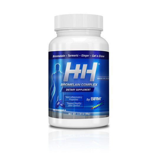 HH Bromelain Complex Dietary Supplement - 60 Softgels