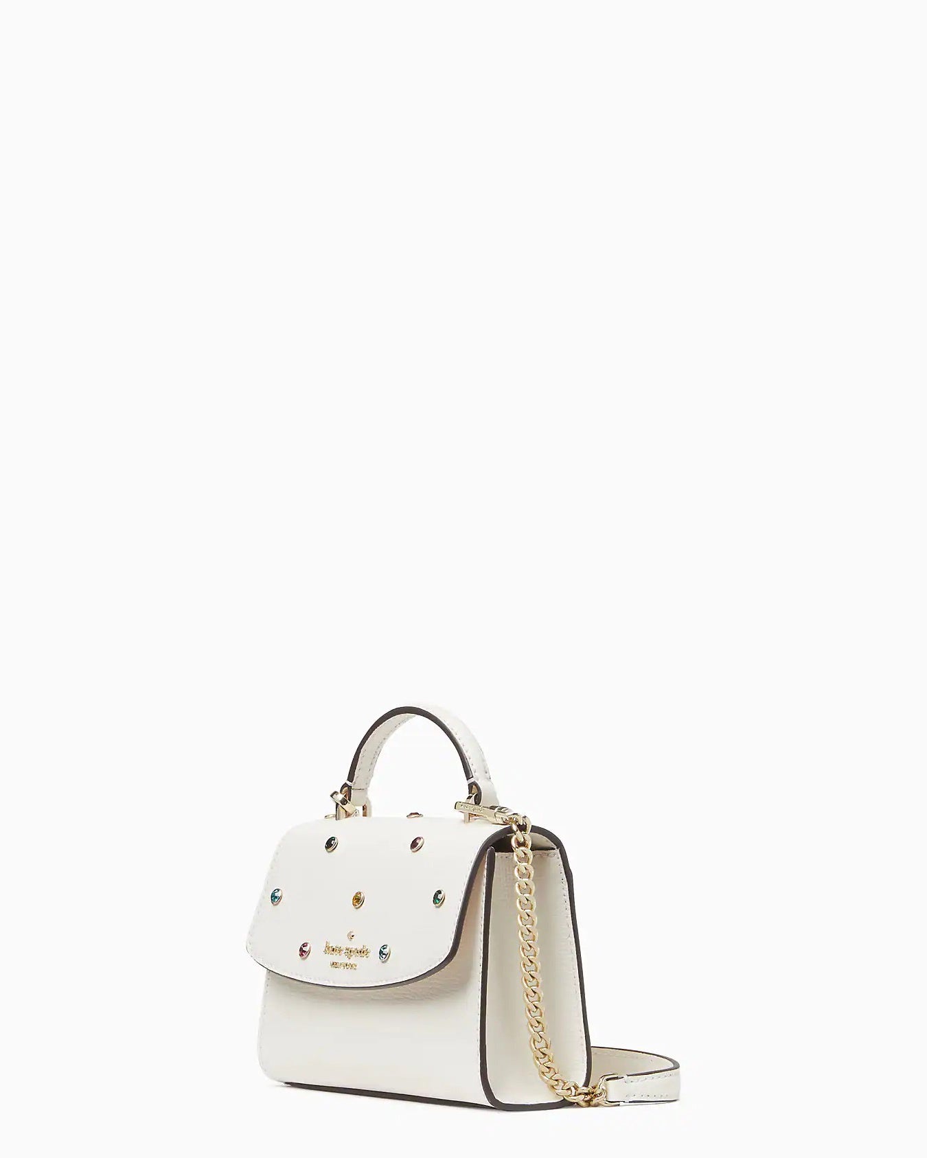 title:Kate Spade Women's Darcy Micro Satchel;color:Cream Multi