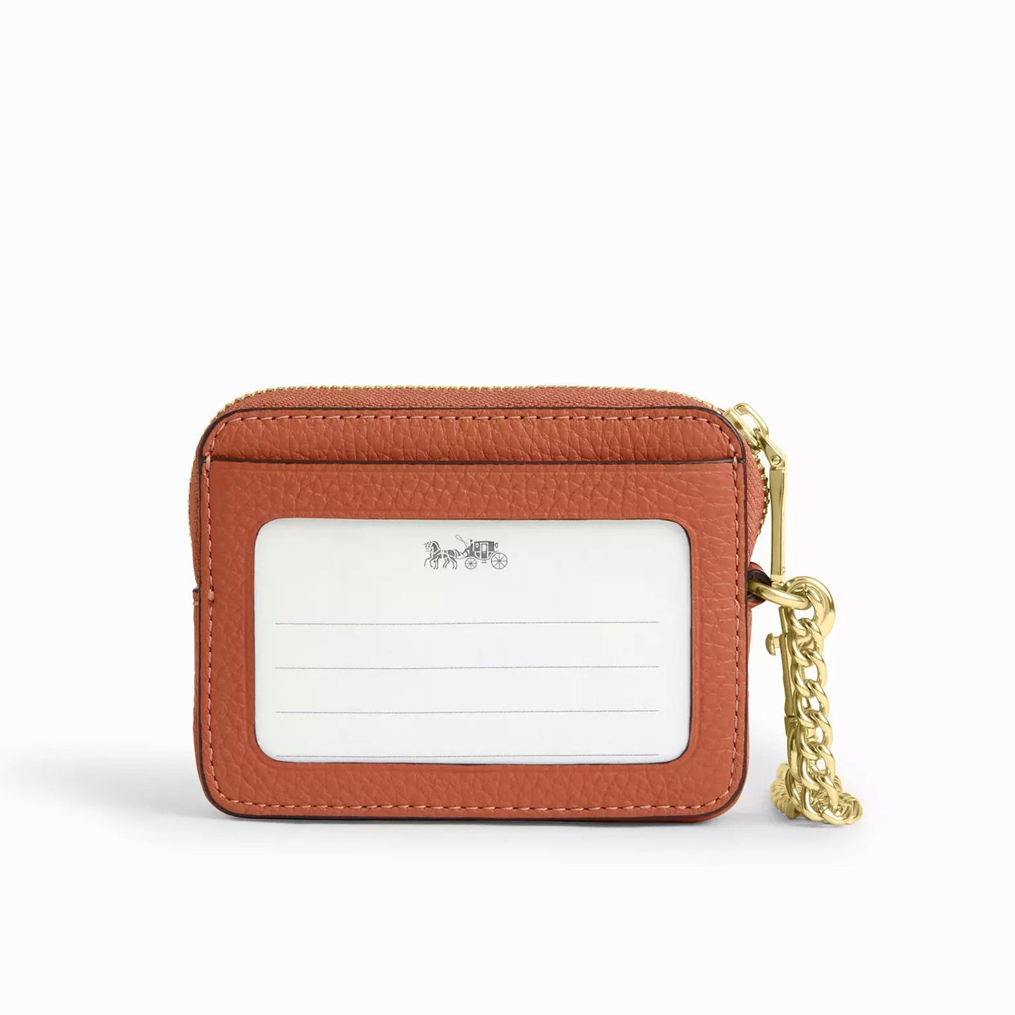 title:Coach Women's Coach X Observed By Us Zip Card Case;color:Faded Orange Multi